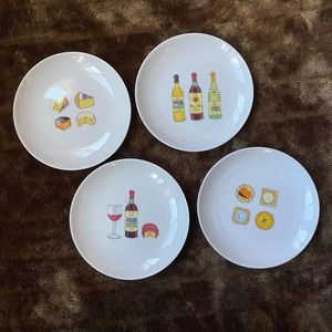Nancy Green 2001 Boston Warehouse Wine & Cheese‎ Dessert Snack Appetizer Plates